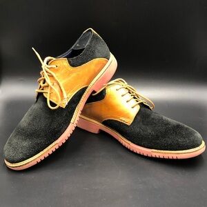 Cole Haan‎ FT C11939 Men's Leather Black / Suede Lace Up Comfort Shoes Size 11 M